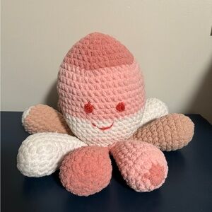 Handcrafted Plush Octopus machine washable